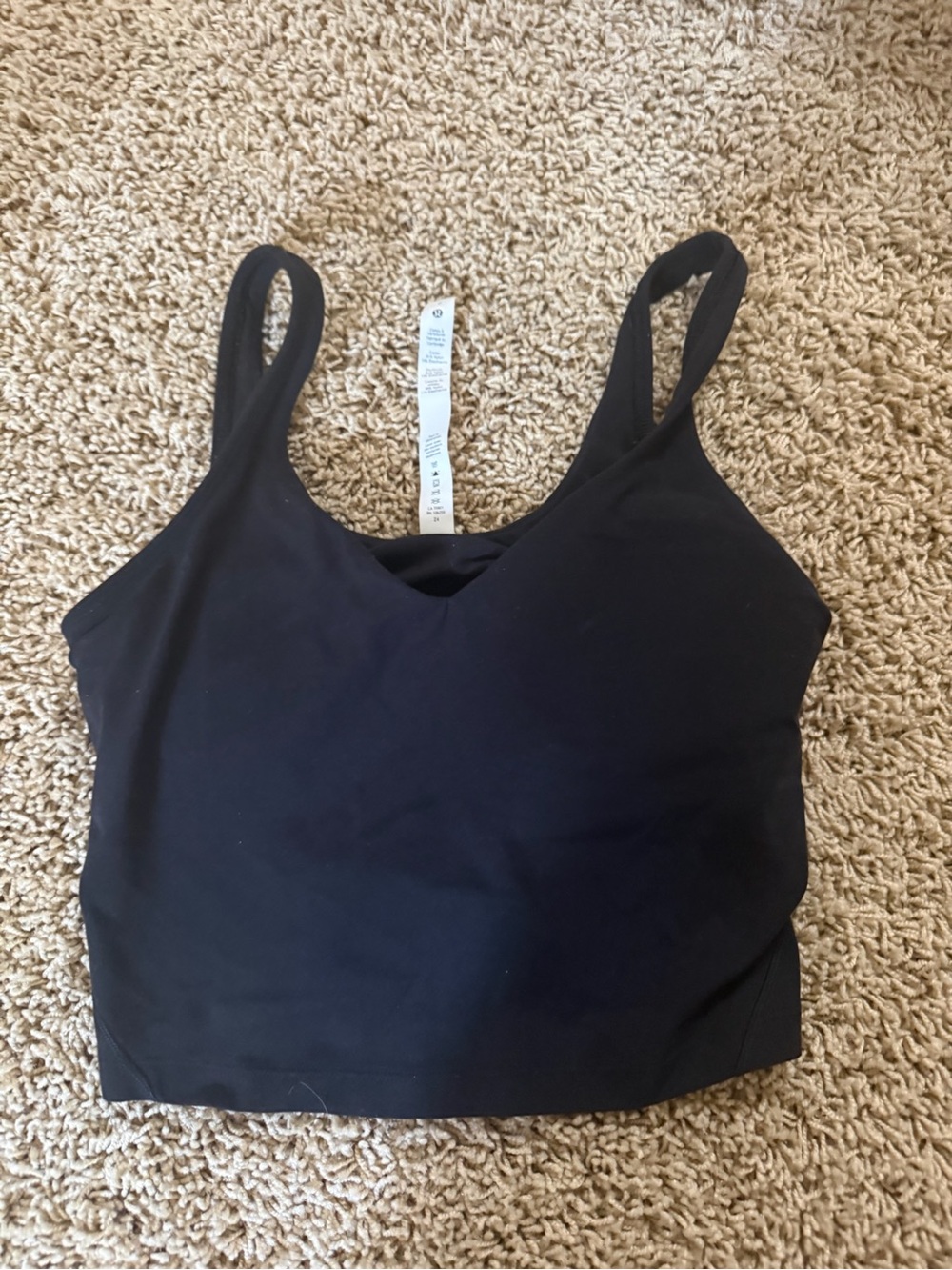 lululemon black align tank